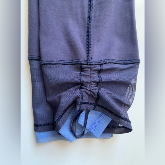 Rare Lululemon Mesh & Ruched Ankles Crop - Picture 4 of 6